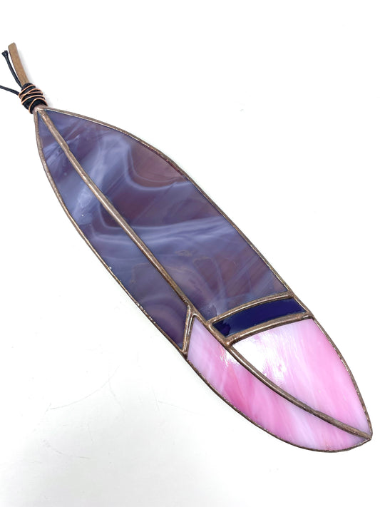 Stained Glass Feather