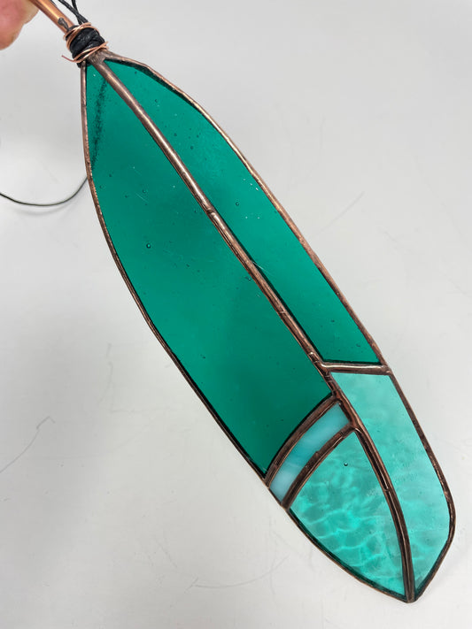 Stained Glass Feather