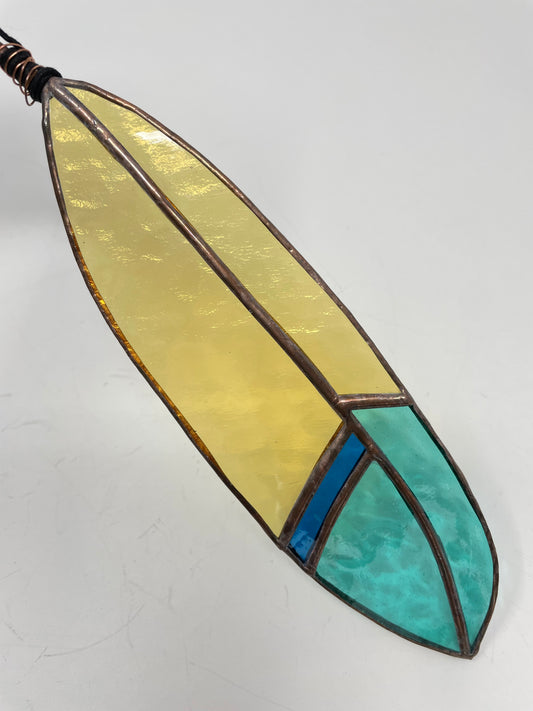 Stained Glass Feather