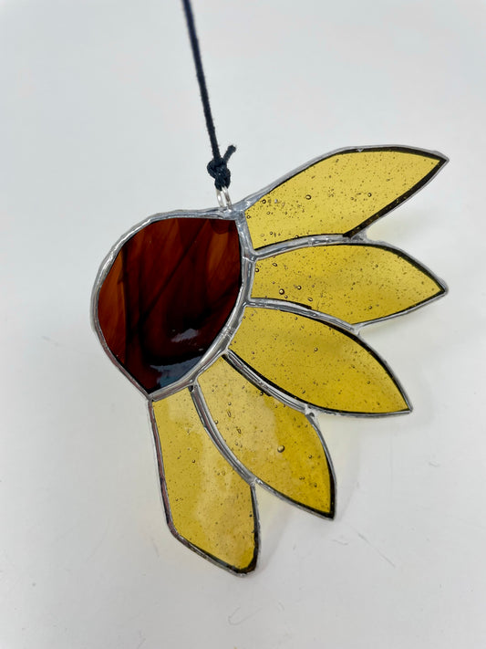 Stained Glass Black Eyed Susan