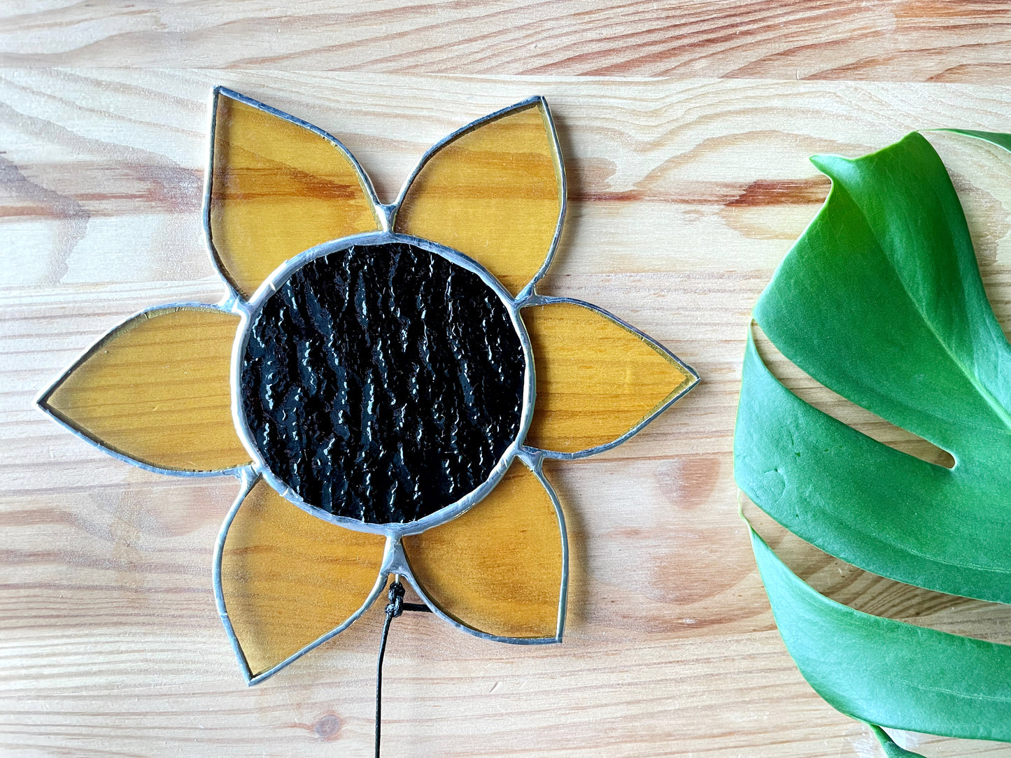 Stained Glass Sunflower