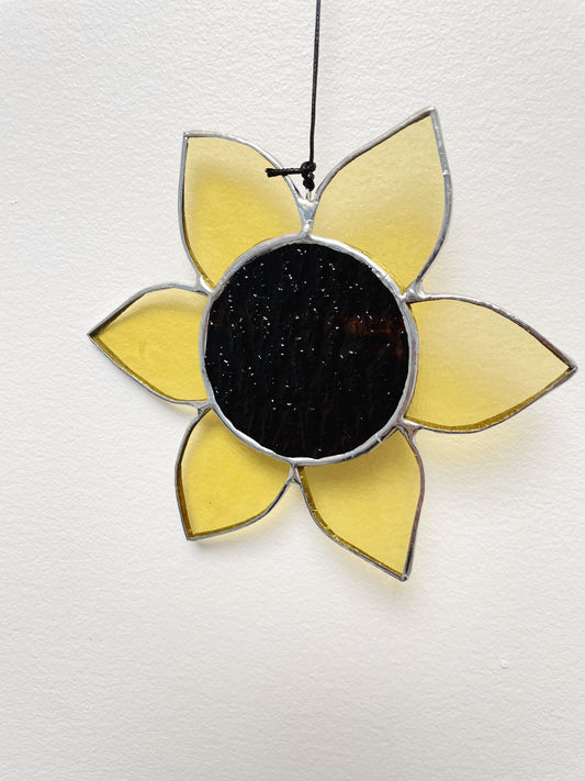 Stained Glass Sunflower